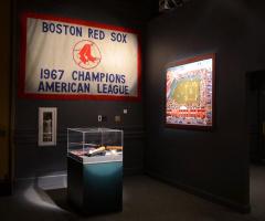 Red Sox Championship banner for the Sports Museum