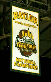 Hand sewn 2005 NCAA National Champions for Baylor University
