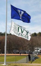 Custom Yale and Ivy League flags for Yale baseball