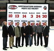 Northeastern hockey achievement banner