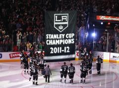LA Kings 2012 Stanley Cup Championship Banner