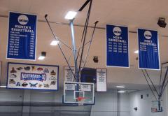 Bentley University custom championship and conference banners