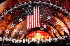 Giant U.S. Flag for Boston Pops 4th of July Concert