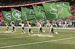 Applique New York Jets J-E-T-S spirit flags