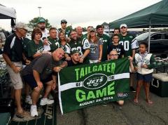 Custom applique Tailgater of the Game banner