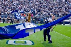 Custom football flags for Penn State