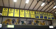 UCO championship banners