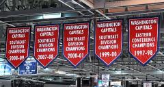 Championship banner set for the Washington Capitals