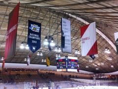 Hand sewn championship and conference banners for Yale
