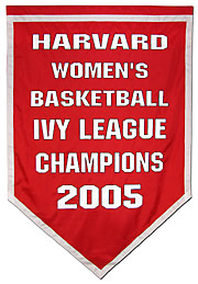 Harvard Womens Basketball Ivy League Champions banner