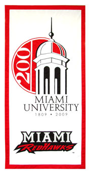 Miami University custom logo banner