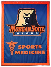 Applique Morgan State Sports Medicine custom banner