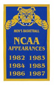 North Carolina NCAA add-a-year championship banner