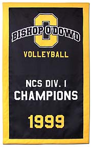 Bishop O\'Dowd Division Champions banner