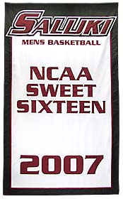 Custom Southern Illinois University Salukis NCAA Sweet Sixteen banner