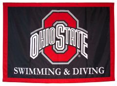 Ohio State Swimming and Diving custom travel logo banner
