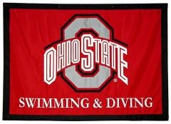 Ohio State Swimming and Diving applique travel logo banner