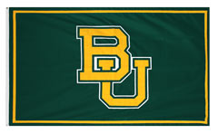 Baylor University custom applique logo flag