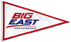 Big East Conference logo pennant, hand sewn
