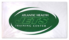 New York Jets custom flag for training center