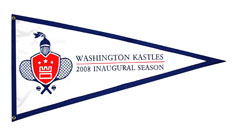 Washington Kastles custom pennant