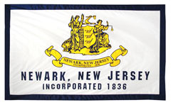 City seal custom banner for Newark, NJ