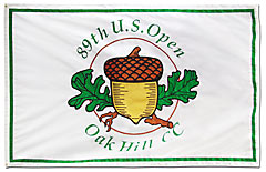 Applique flag: Oak Hill Country Club - 89th U.S. Open