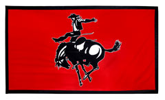 Oklahoma hand-sewn battle flag