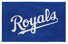 Kansas City Royals custom logo flag