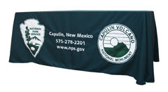 Custom table throw: Capulin, New Mexico