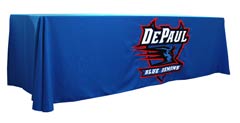 Sewn fabric table throw: DePaul Blue Demons