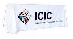 Custom tablecloth for ICIC