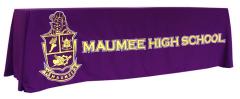 Maumee High School custom table throw