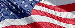 Closeup of old glory