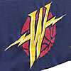 Custom applique table throw: Golden State Warriors
