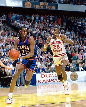 Danny Manning at the 1988 NCAA Mens Basketball Championships