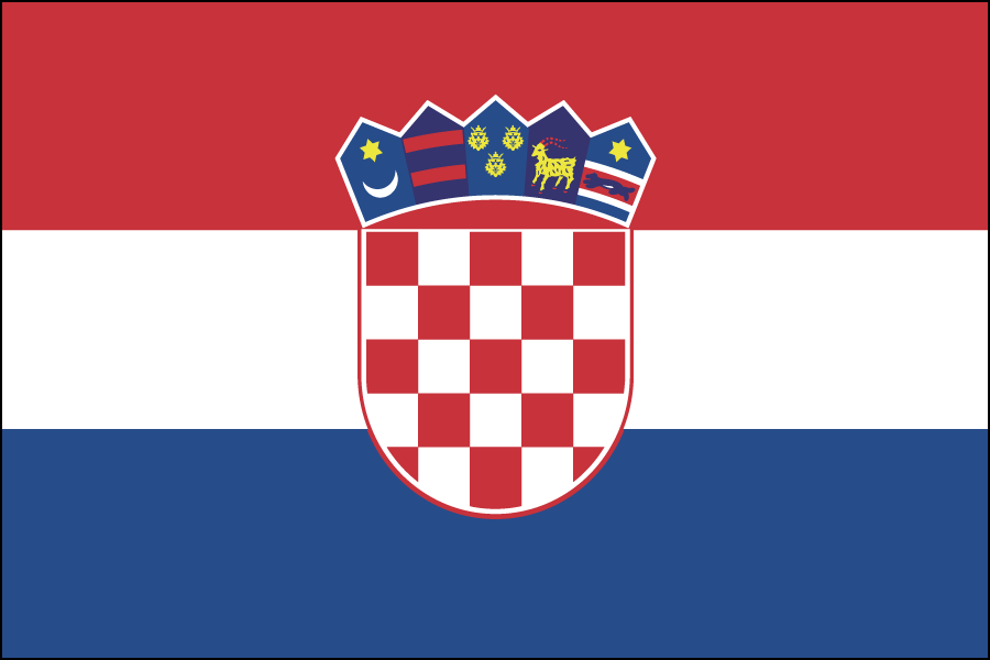 Nylon Croatia Flag