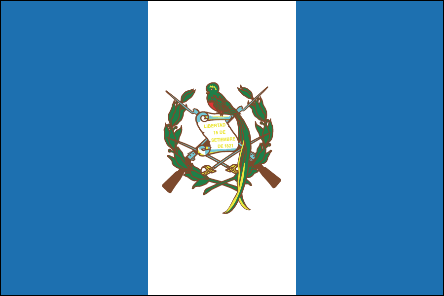 Nylon Guatemala Flag