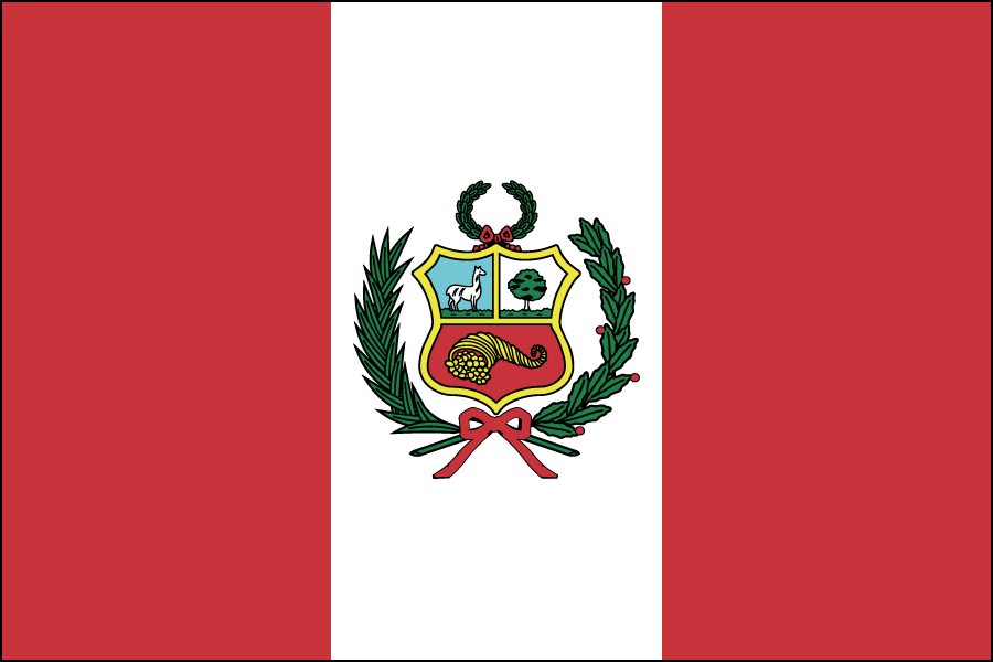 Nylon Peru Flag