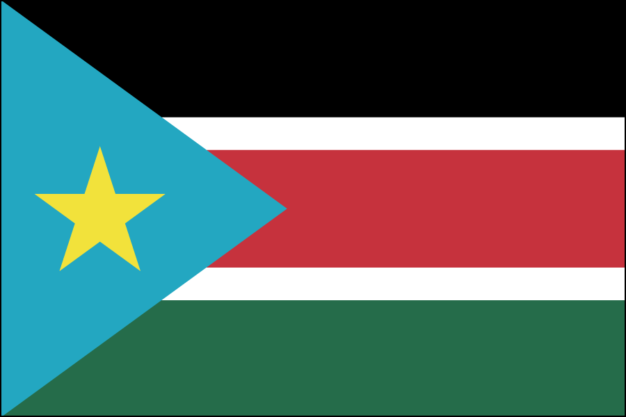 Nylon South Sudan Flag