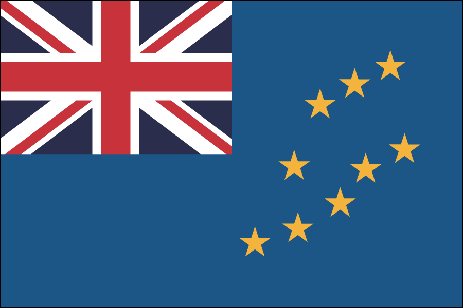 Nylon Tuvalu Flag