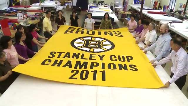 The Making of the 2011 Boston Bruins Championship Banner