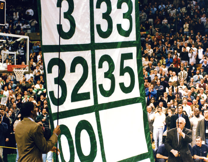 celtics jerseys retired