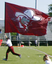 Custom spirit flag for Eastern Kentucky University