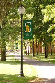 Custom lightpole banner for Sienna