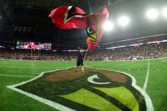 Hand sewn cheer flag for Arizona Cardinals