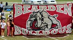 Hand sewn run through banner for Bearden HS