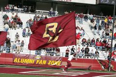 Custom fabric Boston College logo flag