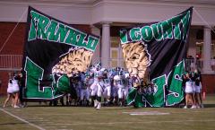 franklin county football run through banner