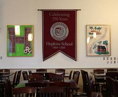 Hopkins School custom banner